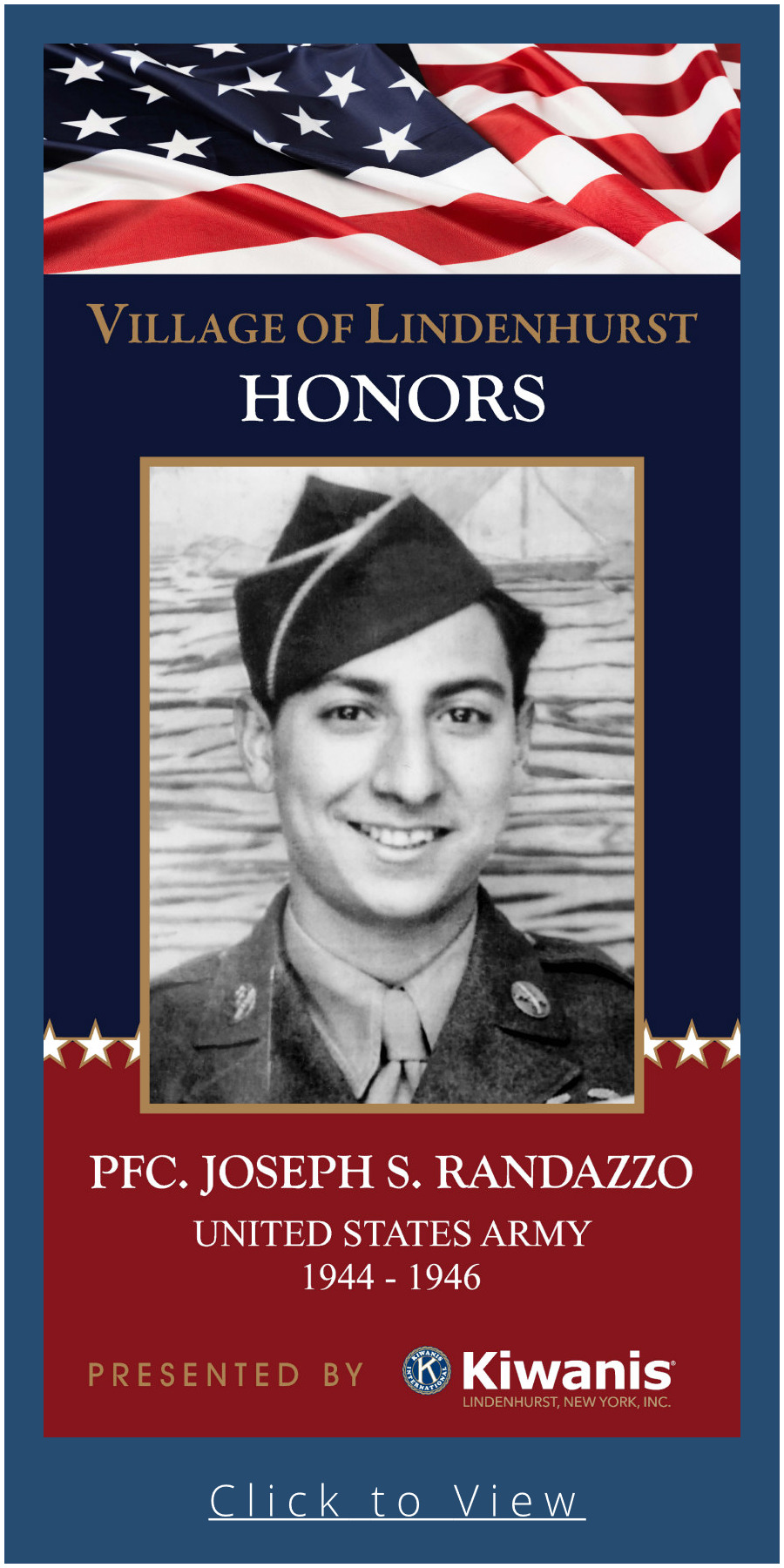 PFC Joseph Randazzo Story